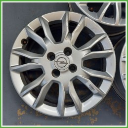 Cerchio Singolo in Lega OPEL CORSA (S07) (dal 07/2006 al 02/2011) 16 pollici 16" 6.0J 4x100 ET 40 originale usato al pz