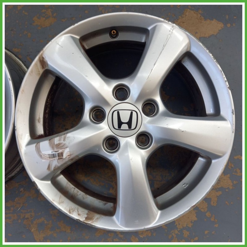 Cerchio Singolo in Lega HONDA CIVIC 8a Serie (dal 12/2005) 16 pollici 16" 6.5J 5x114.3 ET 55 originale usato al pz