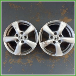 Cerchio Singolo in Lega HONDA CIVIC 8a Serie (dal 12/2005) 16 pollici 16" 6.5J 5x114.3 ET 55 originale usato al pz