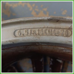 Cerchio Singolo in Lega CITROEN C5 (dal 09/2004 al 02/2008) 16 pollici 16" 6.5J 4x108 ET 26 originale usato al pz