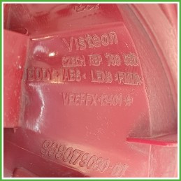 Fanale Fanalino Posteriore Destro DX VISTEON VP6PFX-13404-A PEUGEOT 207 6351Y7 Usato