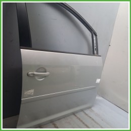 Porta Portiera Sportello Anteriore Destra DX GRIGIO CHIARO 8E A7W VOLKSWAGEN TOURAN 1T Monovolume 2003 2010 Originale Usato