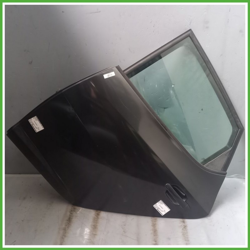 Porta Portiera Sportello Posteriore Sinistra SX GRIGIO 2V W7Z SEAT IBIZA 6J Berlina 2008 2013 Originale Usato