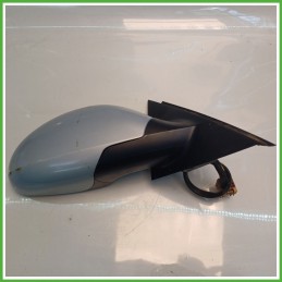 Specchio Specchietto Retrovisore Destro DX AZZURRO CHIARO H8 S5T SEAT IBIZA 6L 2001 2009 FICOSA FICOMIRRORS Originale Usato