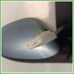 Specchio Specchietto Retrovisore Destro DX AZZURRO FONTANESI MET 463B LANCIA YPSILON TE 2006 2008 Originale Usato