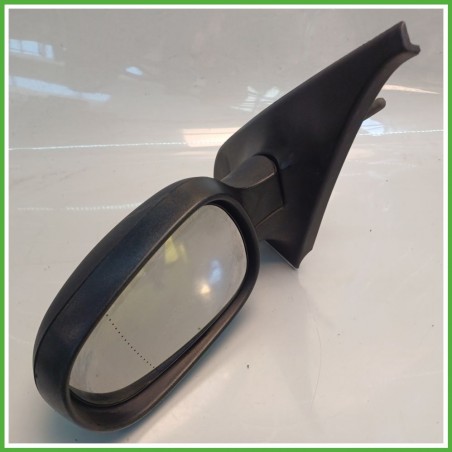 Specchio Specchietto Retrovisore Sinistro SX GOFFRATO RENAULT CLIO 2a Serie 2001 2010 Originale Usato