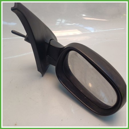 Specchio Specchietto Retrovisore Destro DX GOFFRATO RENAULT CLIO 2a Serie 2001 2010 SCHEFENACKER Originale Usato