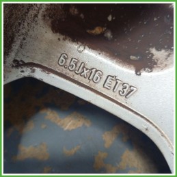 Cerchio Singolo in Lega OPEL ASTRA (A04) (dal 01/2004 al 03/2011) 16 pollici 16" 6.5J 5x100 ET 37 originale usato al pz