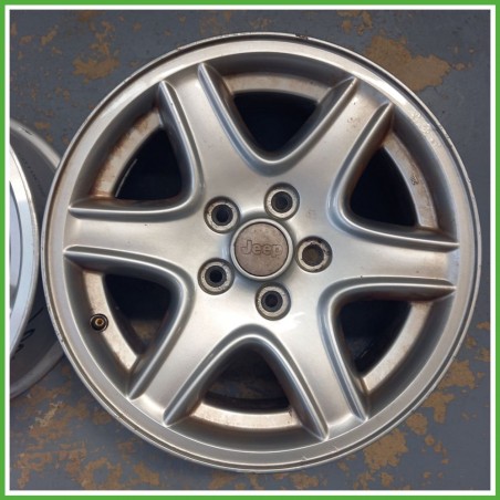 Cerchio Singolo in Lega JEEP CHEROKEE (KJ) (dal 11/2001 al 11/2004) 16 pollici 16" 7.0J 5x114.3 ET 41.5 originale usato al pz