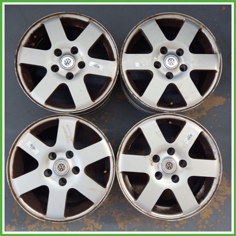 Cerchi in Lega VOLKSWAGEN PASSAT (3B) (dal 08/1996 al 04/2003) 15 pollici 15" 7.0J 5x112 ET 45 4pz originali usati