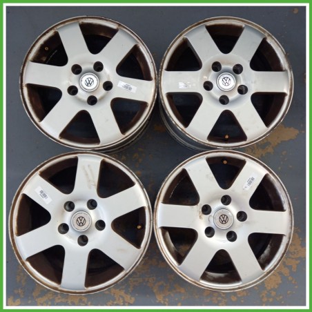 Cerchi in Lega VOLKSWAGEN PASSAT (3B) (dal 08/1996 al 04/2003) 15 pollici 15" 7.0J 5x112 ET 45 4pz originali usati