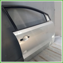 Porta Portiera Sportello Anteriore Destra DX GRIGIO CHIARO 8E A7W VOLKSWAGEN POLO 6R Berlina 2009 2012 Originale Usato