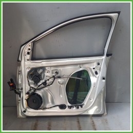 Porta Portiera Sportello Anteriore Destra DX GRIGIO CHIARO 8E A7W VOLKSWAGEN POLO 6R Berlina 2009 2012 Originale Usato
