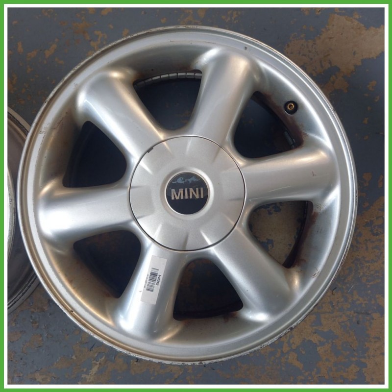 Cerchio Singolo in Lega MINI MINI (R50/R53) (dal 07/2001 al 07/2006) 15 pollici 15" 5.5J 4x100 ET 45 originale usato al pz