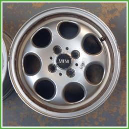 Cerchio Singolo in Lega MINI MINI (R50/R53) (dal 07/2001 al 07/2006) 15 pollici 15" 5.5J 4x100 ET 45 originale usato al pz