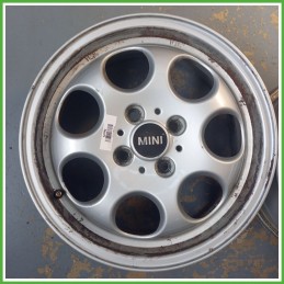 Cerchio Singolo in Lega MINI MINI (R50/R53) (dal 07/2001 al 07/2006) 15 pollici 15" 5.5J 4x100 ET 45 originale usato al pz