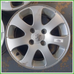 Cerchio Singolo in Lega PEUGEOT 307 (dal 04/2001 al 12/2006) 15 pollici 15" 6.0J 4x108 ET 27 originale usato al pz