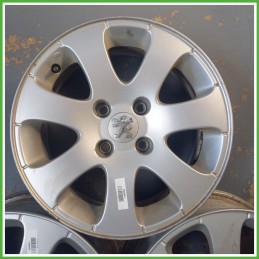 Cerchio Singolo in Lega PEUGEOT 307 (dal 04/2001 al 12/2006) 15 pollici 15" 6.0J 4x108 ET 27 originale usato al pz
