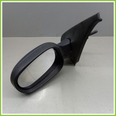 Specchio Specchietto Retrovisore Sinistro SX Grigio Scuro RENAULT CLIO 2a Serie 2001 2010 RENAULT 01-8011 Originale Usato