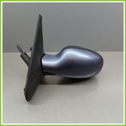 Specchietto Retrovisore Sinistro SX Grigio Scuro RENAULT CLIO 2A SERIE 2001 018011 Usato