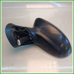 Specchio Specchietto Retrovisore Sinistro SX NERO PROVOCATORE 876 FIAT PUNTO 6U 2013 2015 FICOSA FICOMIRRORS Originale Usato
