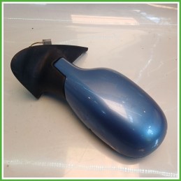 Specchio Specchietto Retrovisore Sinistro SX AZZURRO B33 NISSAN MICRA K12E 2002 2009 BRITAX Originale Usato