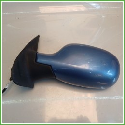 Specchio Specchietto Retrovisore Sinistro SX AZZURRO B33 NISSAN MICRA K12E 2002 2009 BRITAX Originale Usato