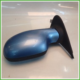 Specchio Specchietto Retrovisore Sinistro SX AZZURRO B33 NISSAN MICRA K12E 2002 2009 BRITAX Originale Usato