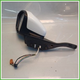 Specchio Specchietto Retrovisore Sinistro SX BIANCO BANCHISA EWP PEUGEOT 208 2012 2015 FICOSA FICOMIRRORS Originale Usato