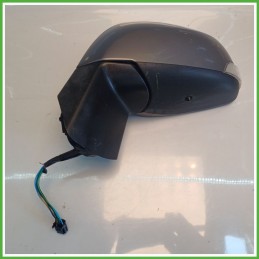 Specchio Specchietto Retrovisore Sinistro SX GRIGIO SCURO TEKNG GREY RENAULT SCENIC 3a Serie 2009 2013 Originale Usato