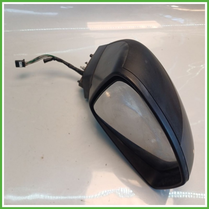 Specchio Specchietto Retrovisore Destro DX GRIGIO SCURO TEKNG GREY RENAULT SCENIC 3a Serie 2009 2013 Originale Usato
