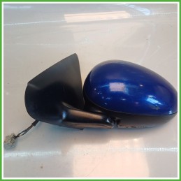 Specchio Specchietto Retrovisore Sinistro SX BLU MG (2001-2005) ZR 2001 2004 BRITAX Originale Usato