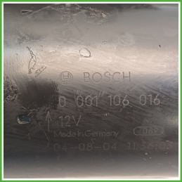 Motorino Avviamento BOSCH 0001106016 MG (2001-2005) ZR NAD101260E