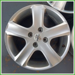 Cerchio Singolo in Lega PEUGEOT 307 (dal 04/2001 al 12/2006) 16 pollici 16" 6.5J 4x108 ET 31 originale usato al pz