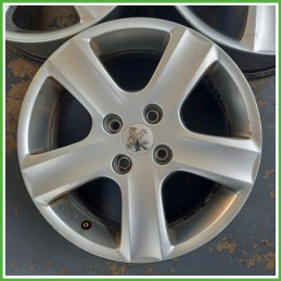 Cerchio Singolo in Lega PEUGEOT 307 (dal 04/2001 al 12/2006) 16 pollici 16" 6.5J 4x108 ET 31 originale usato al pz