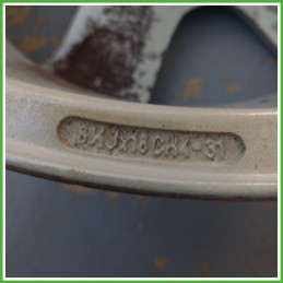 Cerchio Singolo in Lega PEUGEOT 307 (dal 04/2001 al 12/2006) 16 pollici 16" 6.5J 4x108 ET 31 originale usato al pz