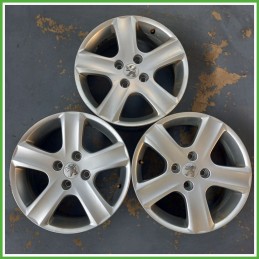 Cerchio Singolo in Lega PEUGEOT 307 (dal 04/2001 al 12/2006) 16 pollici 16" 6.5J 4x108 ET 31 originale usato al pz