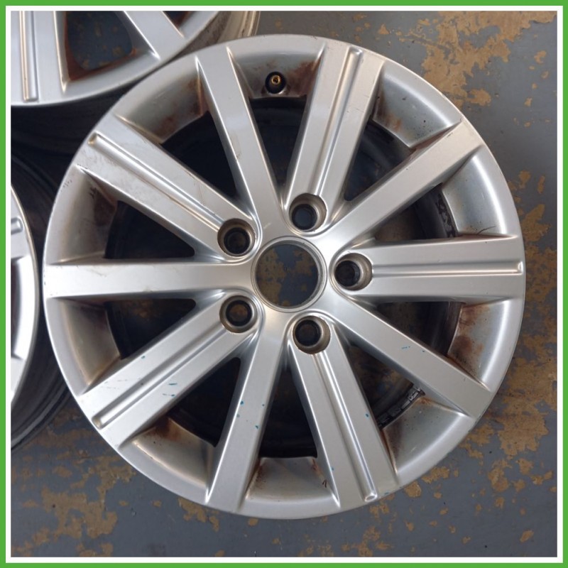 Cerchio Singolo in Lega VOLKSWAGEN GOLF (5K/AJ) (dal 09/2008) 15 pollici 15" 6.5J 5x112 ET 50 originale usato al pz