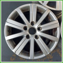 Cerchio Singolo in Lega VOLKSWAGEN GOLF (5K/AJ) (dal 09/2008) 15 pollici 15" 6.5J 5x112 ET 50 originale usato al pz