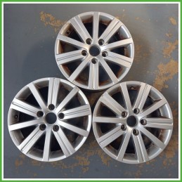 Cerchio Singolo in Lega VOLKSWAGEN GOLF (5K/AJ) (dal 09/2008) 15 pollici 15" 6.5J 5x112 ET 50 originale usato al pz