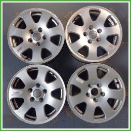 Cerchi in Lega AUDI A4 (8E) (dal 11/2000 al 11/2004) 15 pollici 15" 7.0J 5x112 ET 39 4pz originali usati