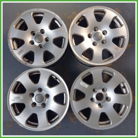Cerchi in Lega AUDI A4 (8E) (dal 11/2000 al 11/2004) 15 pollici 15" 7.0J 5x112 ET 39 4pz originali usati