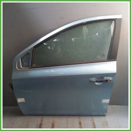 Porta Portiera Sportello Anteriore Sinistra SX AZZURRO CHIARO ICE BLUE ZG HYUNDAI i20 Berlina 2009 2011 Originale Usato