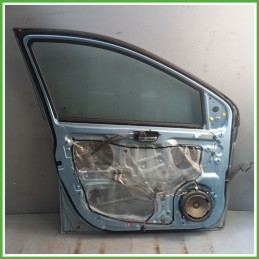 Porta Portiera Sportello Anteriore Sinistra SX AZZURRO CHIARO ICE BLUE ZG HYUNDAI i20 Berlina 2009 2011 Originale Usato