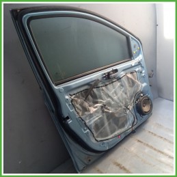 Porta Portiera Sportello Anteriore Sinistra SX AZZURRO CHIARO ICE BLUE ZG HYUNDAI i20 Berlina 2009 2011 Originale Usato