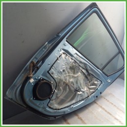 Porta Portiera Sportello Posteriore Destra DX AZZURRO CHIARO ICE BLUE ZG HYUNDAI i20 Berlina 2009 2011 Originale Usato