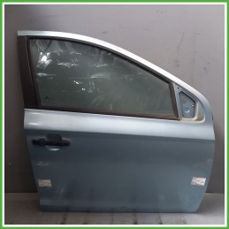 Porta Portiera Sportello Anteriore Destra DX AZZURRO CHIARO ICE BLUE ZG HYUNDAI i20 Berlina 2009 2011 Originale Usato