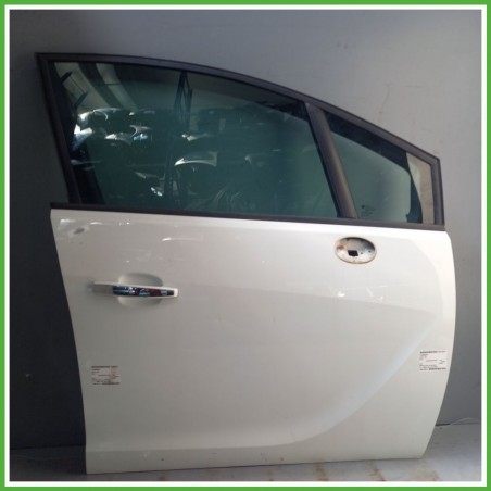 Porta Portiera Sportello Anteriore Destra DX BIANCO 10U 474 OPEL MERIVA S10 Monovolume 2010 2016 Originale Usato