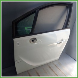 Porta Portiera Sportello Anteriore Sinistra SX BIANCO 10U 474 OPEL MERIVA S10 Monovolume 2010 2016 Originale Usato