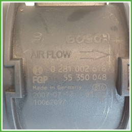 Debimetro Misuratore Massa Aria BOSCH 0281002618 FIAT DOBLO 3C 1.9 JTD 55350048 2005 2011